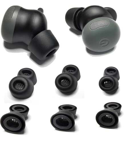 Amazon | Google Pixel Buds Pro 2用イヤーチップ、交換用シリコン